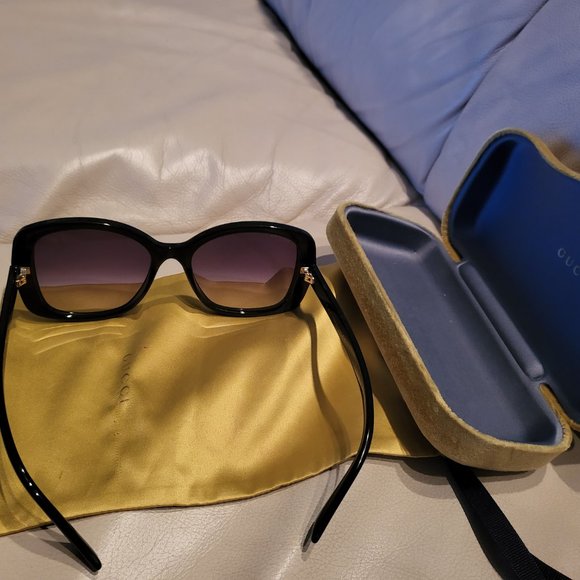 Gucci GG0762S 001 Black Butterfly - Picture 11 of 11